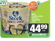 Spar Stork Country Spread 40% Fat Spread Tub 1 kg offer