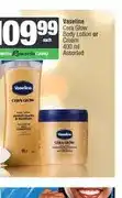 Spar Vaseline Cera Glow Body Lotion or Cream 400 ml Assorted offer