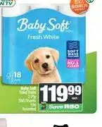 Spar Baby Soft Toilet Rolls 2 Ply 350 Sheets 18s Assorted offer