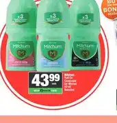 Spar Mitchum Roll On Deodorant for Women 50 ml Assorted offer