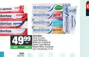 Spar Sensodyne Clean & Fresh / Gentle Whitening / Multi Care Toothpaste (incl. Parodontax) 75 ml offer