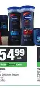 Spar Vaseline Men Body Lotion or Cream 400 ml Assorted offer