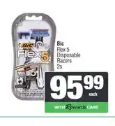 Spar Bic Flex 5 Disposable Razors 2s offer
