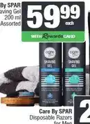 Spar Care By SPAR Shaving Gel 200 ml Assorted offer