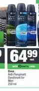 Spar Dove Anti-Perspirant Deodorant for Men 250 ml offer