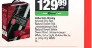 Spar Robertson Winery Smooth Dry Red, Natural Sweet Red, Rosé or Dry White 3L offer