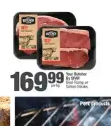 Spar Your Butcher By SPAR Beef Rump or Sirloin Steaks offer