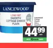 Spar Lancewood Cottage Cheese 250 g Assorted offer