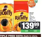 Spar Nescafé Ricoffy Tin 750 g or Value Pack 800 g (excl. Decaf) offer