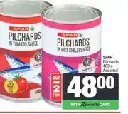 Spar SPAR Pilchards 400 g Assorted - Buy 2 for offer
