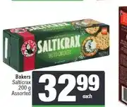 Spar Bakers Salticrax 200 g Assorted offer