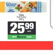 Spar Today Puff Pastry 400 g offer