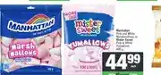 Spar Manhattan Pink and White Marshmallows or Mister Sweet Pink & White Yumallows 400 g offer