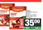 Spar Royco Marinade, Gravy or Sauce 32 g - 48 g Assorted (Buy any 2) offer