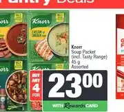 Spar Knorr Soup Packet (incl. Tasty Range) 45 g Assorted (Buy any 4) offer