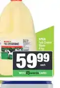 Spar SPAR Full Cream Maas 4 kg offer