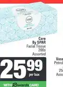 Spar Care By SPAR Facial Tissue 200s Assorted offer