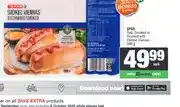 Spar SPAR Red, Smoked or Smoked with Cheese Viennas 500 g offer