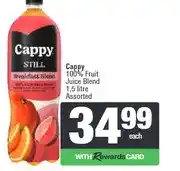 Spar Cappy 100% Fruit Juice Blend 1,5 litre Assorted offer