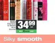 Spar Revlon Body Spray for Women 90 ml Assorted offer
