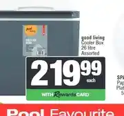 Spar good living Cooler Box 26 litre Assorted offer