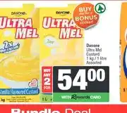 Spar Danone Ultra Mel Custard 1 kg / 1 litre Assorted (Buy any 2) offer