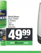 Spar Shield Sheen Vinyl, Plastic & Rubber Care 300 ml Assorted offer