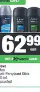 Spar Dove Men Anti-Perspirant Stick 40 ml Assorted offer