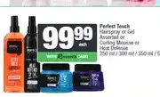 Spar Perfect Touch Hairspray or Gel or Curling Mousse or Heat Defence 250/300/350 ml / 500 g offer