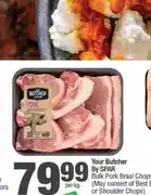 Spar Your Butcher By SPAR Bulk Pork Braai Chops (Best End or Shoulder Chops) offer