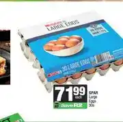 Spar SPAR Large Eggs 30s offer