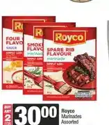 Spar Royco Marinades Assorted 38 g, 39 g or 40 g - Buy any 2 offer