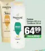 Spar Pantene Shampoo 400 ml or Conditioner 200 ml offer