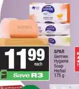 Spar SPAR Germex Hygiene Soap Herbal 175 g offer