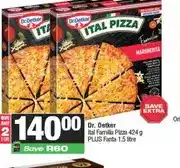 Spar Dr. Oetker Ital Familia Pizza 424 g PLUS Fanta 1.5 litre (any 2) offer