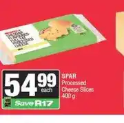 Spar SPAR Processed Cheese Slices 400 g offer