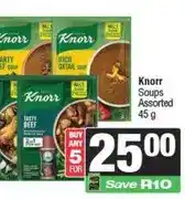 Spar Knorr Soups Assorted 45 g - Buy 5 for offer