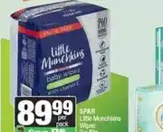 Spar SPAR Little Munchkins Wipes 3 x 80s offer