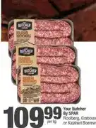 Spar Your Butcher By SPAR Rooiberg, Grabouw or Kalahari Boerewors offer