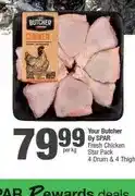Spar Your Butcher By SPAR Fresh Chicken Star Pack 4 Drum & 4 Thigh offer