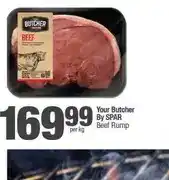 Spar Your Butcher By SPAR Beef Rump offer