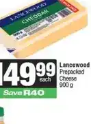 Spar Lancewood Prepacked Cheese 900 g offer