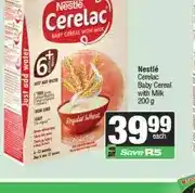 Spar Nestlé Cerelac Baby Cereal with Milk 200 g offer