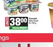 Spar Parmalat Dairy Snack 6 x 100 g - Buy Any 2 offer