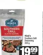 Spar Hind's Southern Grill Seasoning 200 g offer