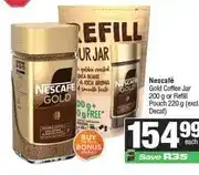 Spar Nescafe Gold Coffee Jar 200 g or Refill Pouch 220 g (excl. Decaf) offer