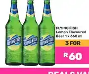 Game Flying Fish Lemon Flavoured Beer 1 x 660 ml - 3 for offer