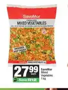 Spar SaveMor Mixed Vegetables 1 kg offer
