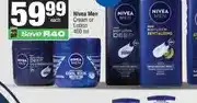 Spar Nivea Men Cream or Lotion 400 ml offer