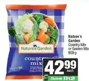 Spar Nature's Garden Country Mix or Garden Mix 900 g offer